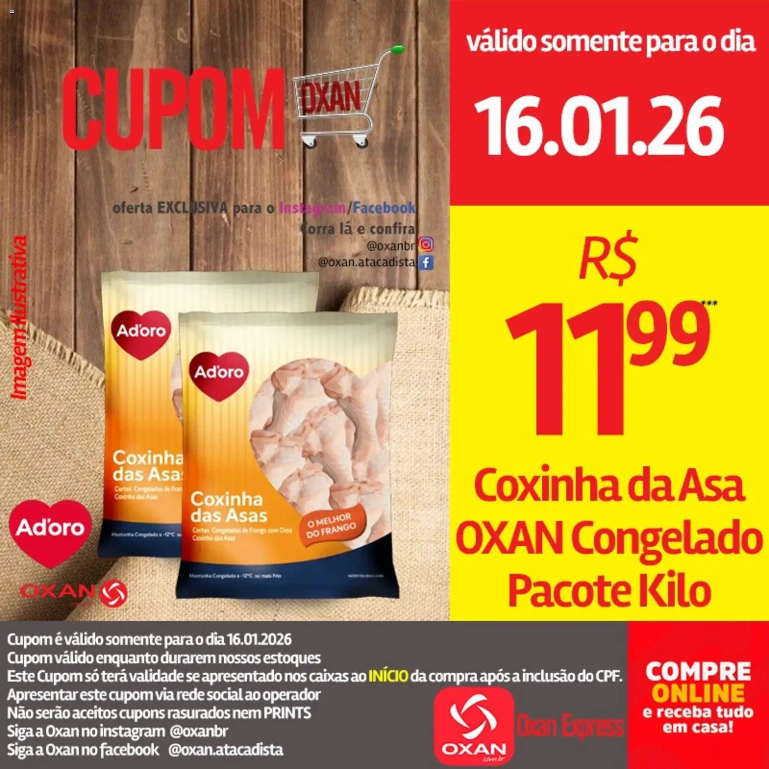 Oxan Atacadista Folheto - válido de 16.01.2026 | Página: 11 | Produtos: Frango