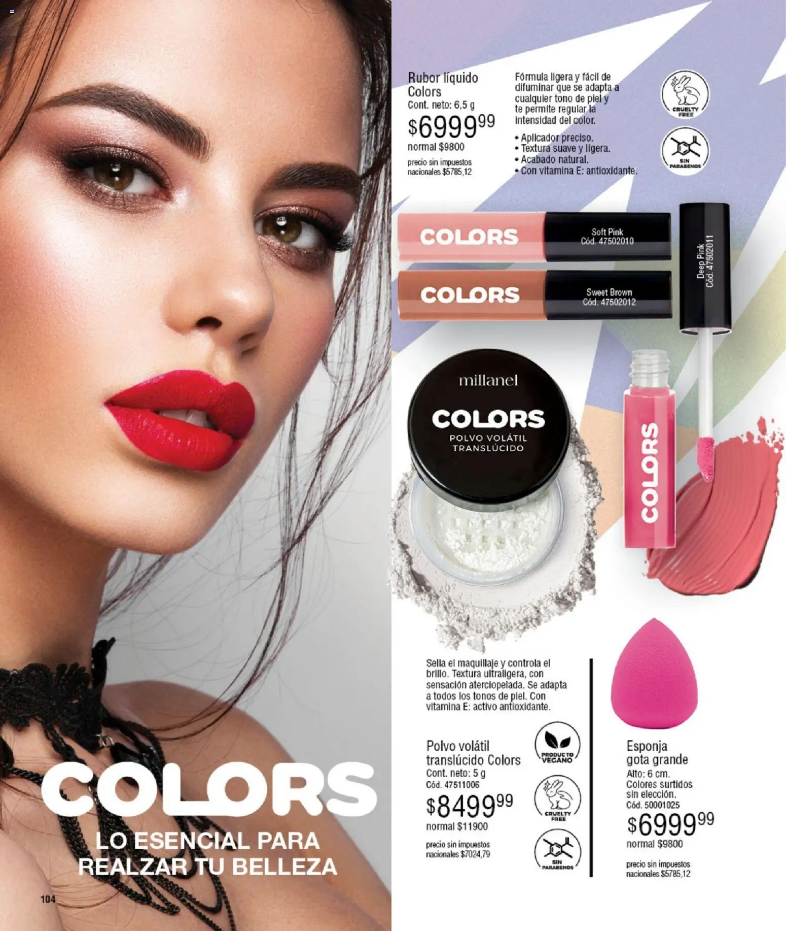 Millanel - Catálogo │ válido desde el 08.12.2025 | Página: 128 | Productos: Maquillaje, Polvo, Esponja, Té