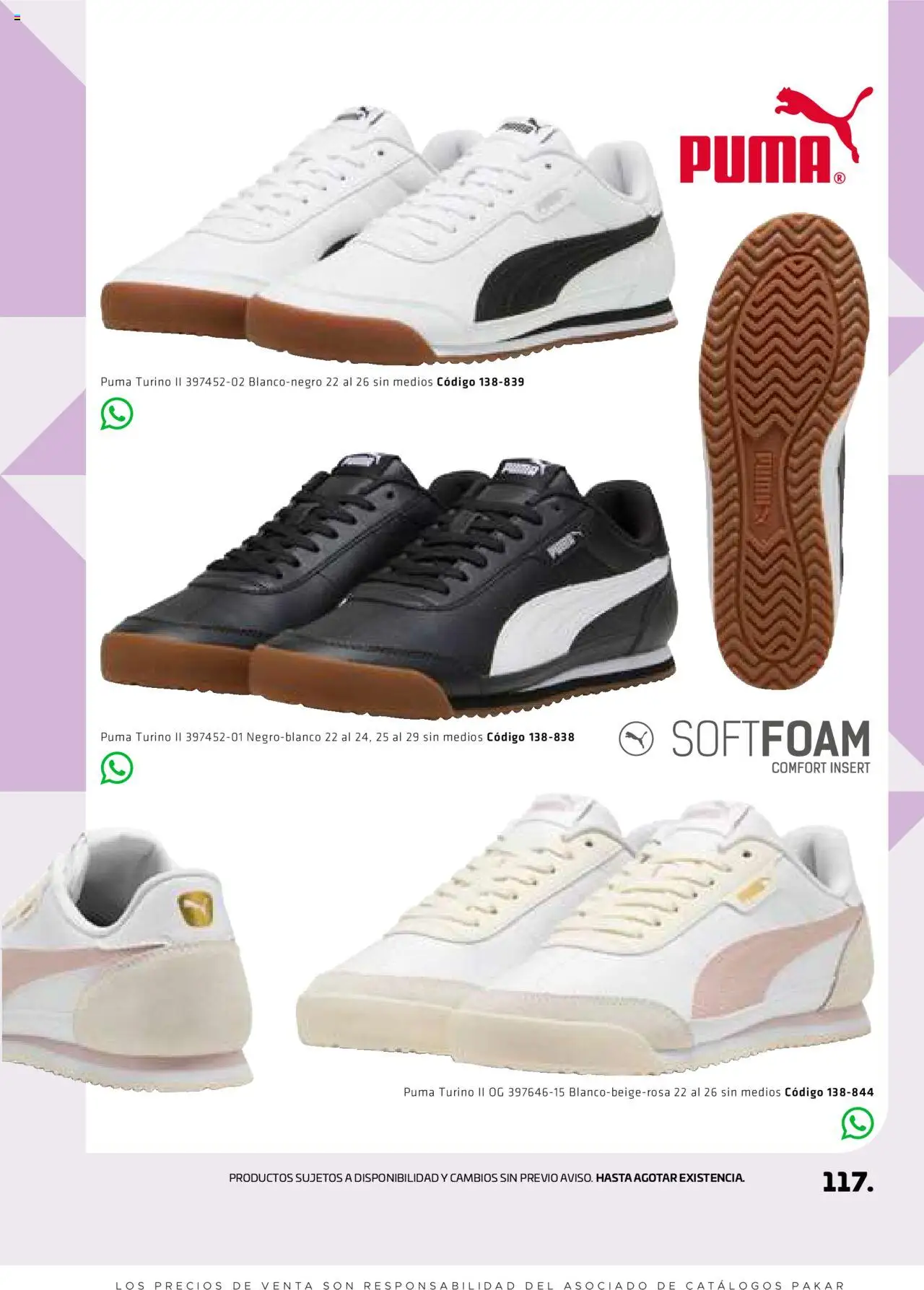 Nuevas ofertas de SC Pakar válidas en toda la República Mexicana desde el 29.08.2025. ¡Encuentra las mejores ofertas en SC Pakar - Catálogo Otoño Women! | Página: 117