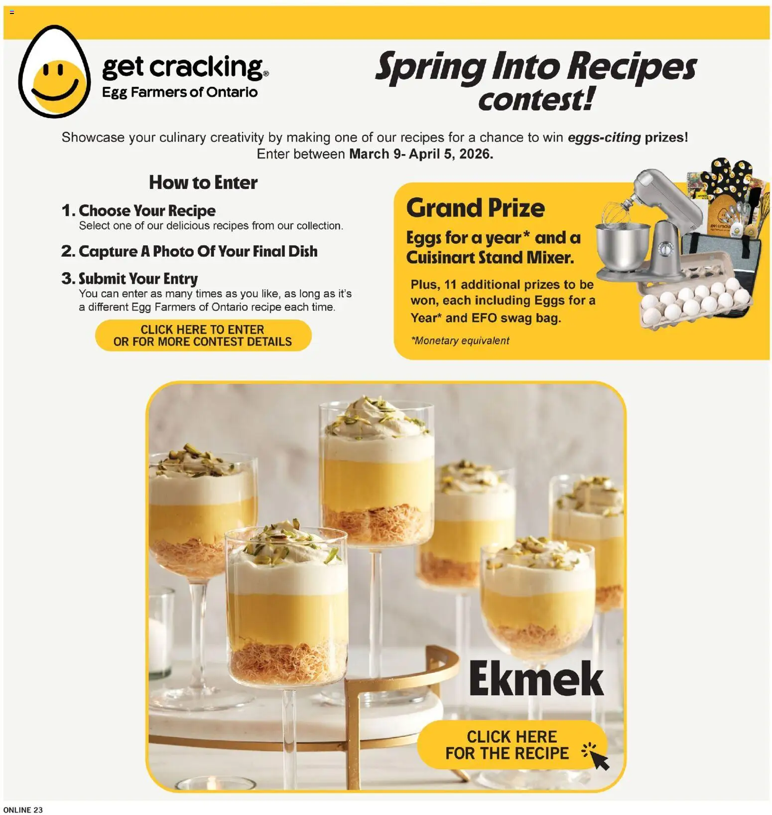 Fortinos flyer valid from 19.03.2026 | Page: 23 | Products: Eggs