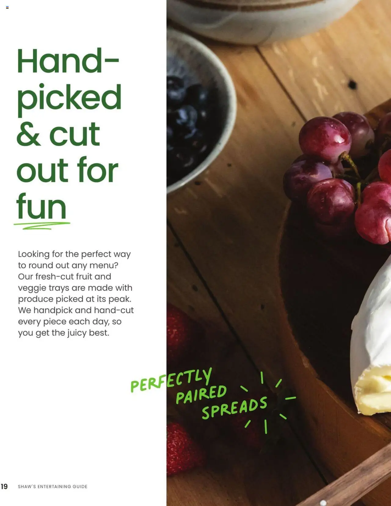 Shaw's Entertaining Guide - valid from 01.01.2025 | Page: 20