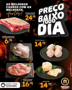Mercadão Atacadista ofertas Carne - Pré-Visualização do folheto da loja Mercadão Atacadista, válido de 12.03.2026