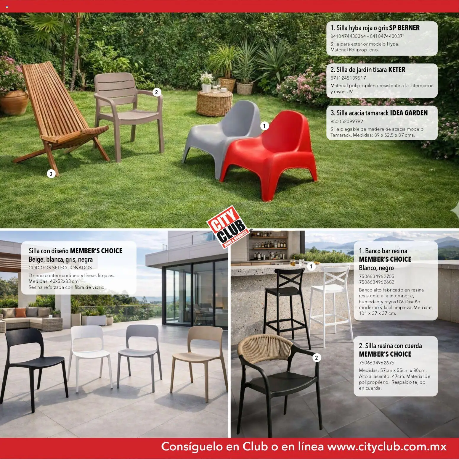 Nuevas ofertas de City Club válidas en toda la República Mexicana desde el 13.03.2026. ¡Encuentra las mejores ofertas en City Club Catálogo de muebles! | Página: 7