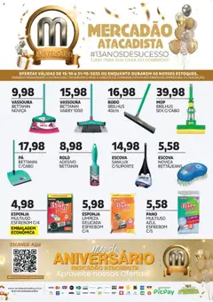 Mercadão Atacadista - Ofertas Aniversário - Pré-Visualização do folheto da loja Mercadão Atacadista, válido de 15.10.2025