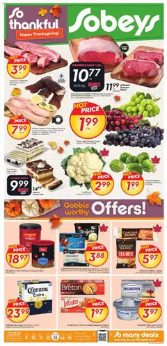 Preview of Sobeys weekly flyer / circulaire from shop Sobeys valid from 09.10.2025