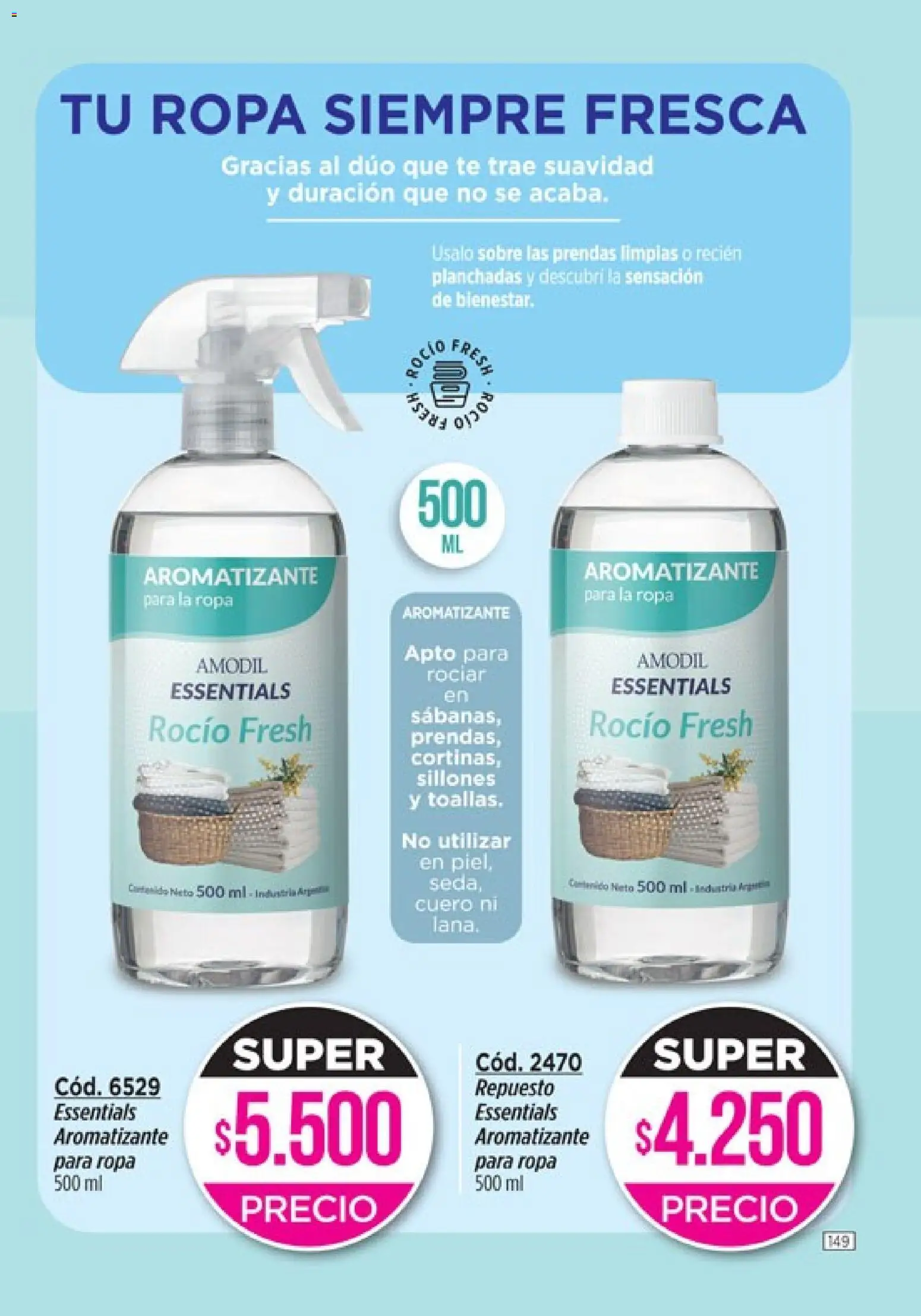 Amodil - Campaña 18/2025 │ válido desde el 30.11.2025 | Página: 149 | Productos: Sobre, Ropa, Té