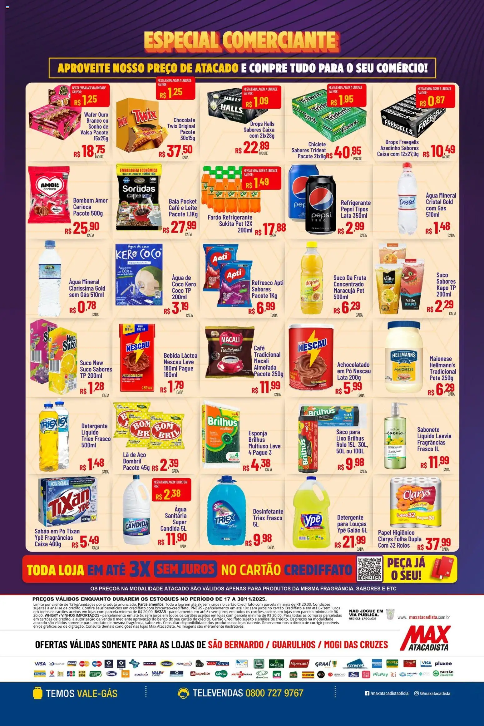Max Atacadista Folheto - válido de 17.11.2025 | Página: 4 | Produtos: Maracujá, Caixa, Café, Bombom