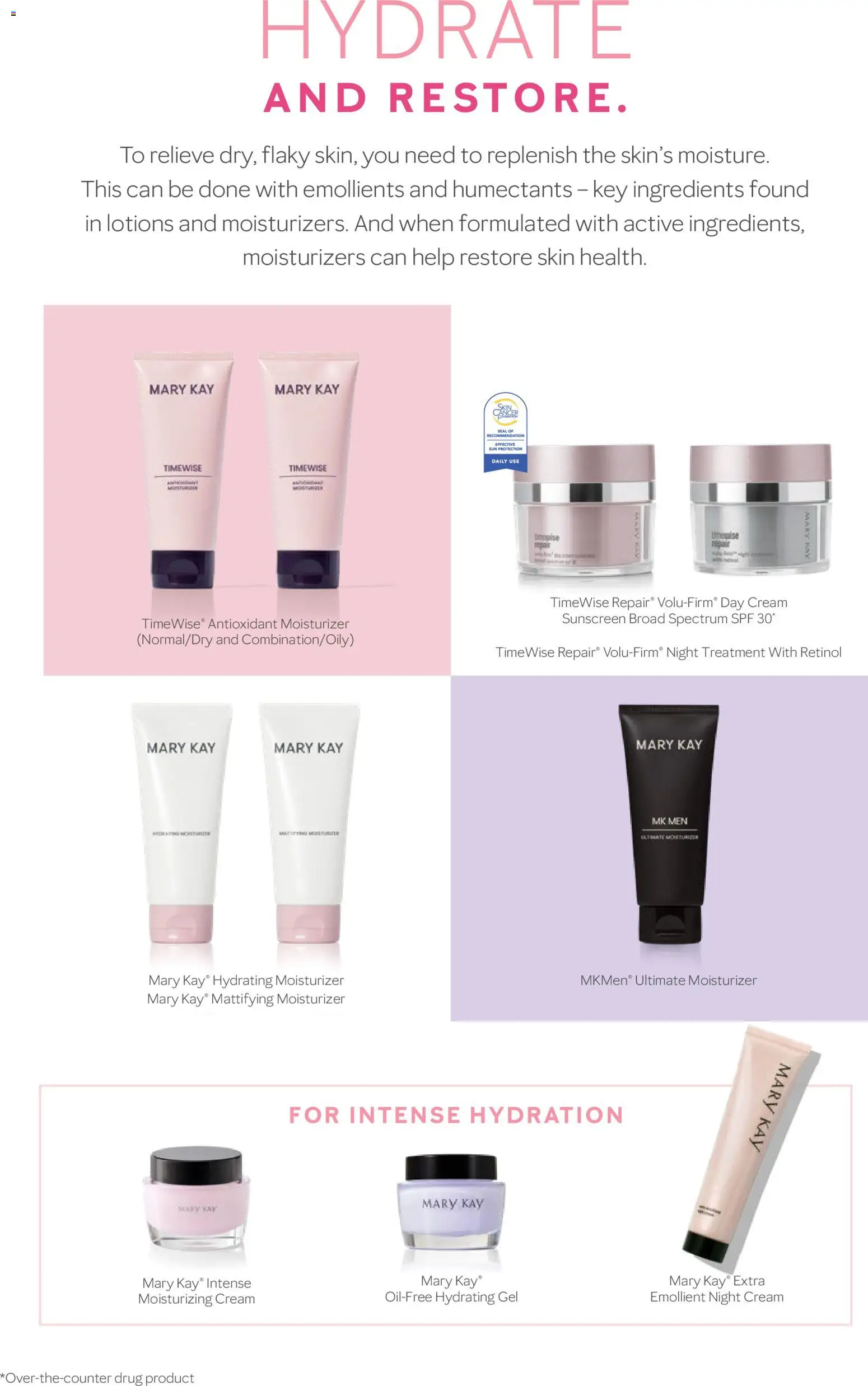 Mary Kay Skin Care 101 - valid from 16.02.2026 | Page: 32 | Products: Night Cream, Sunscreen, Cream