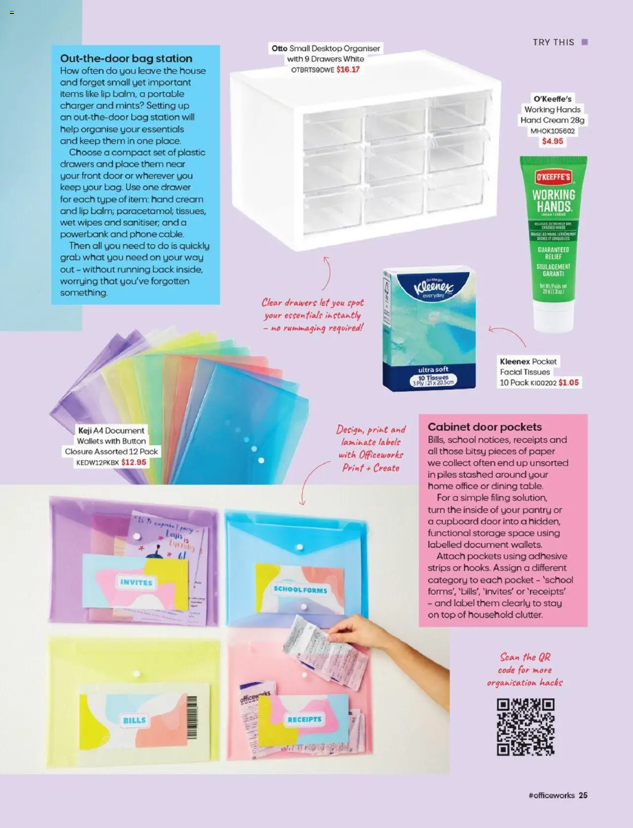 Officeworks catalogue - valid from 13.08.2025 | Page: 26 | Products: Cupboard, Desktop, Bag, Portable
