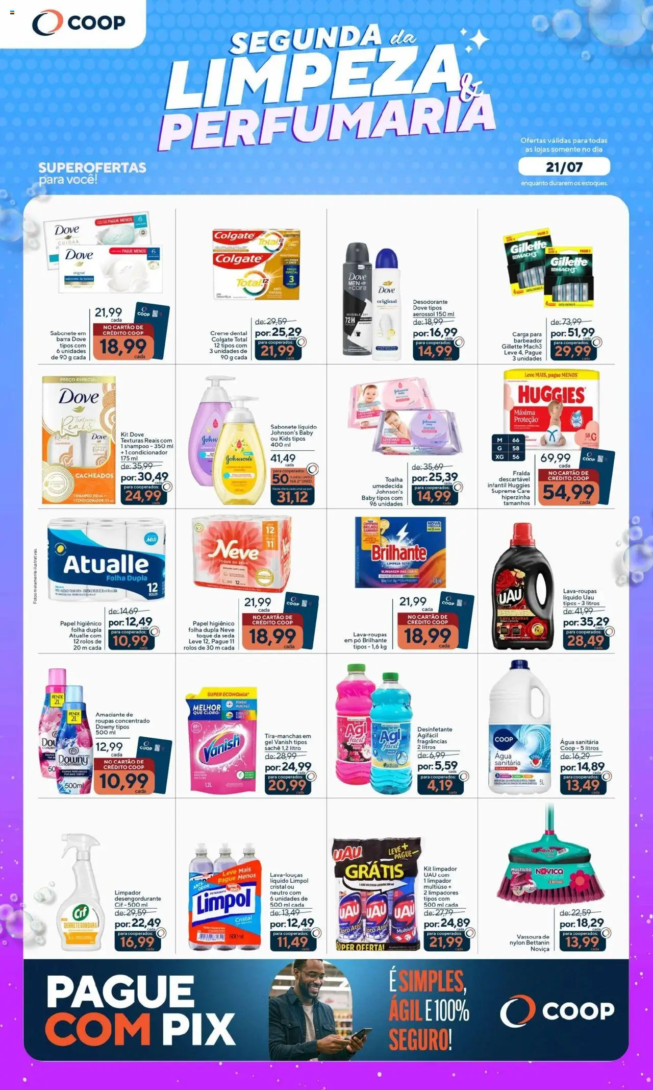 Coop Folheto - válido de 18.07.2025 | Página: 1 | Produtos: Creme, Sabonete, Perfumes, Vanish