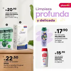 Vista previa de folleto Plaza Vea - ESPECIAL SOL PIEL de la Plaza Vea válido desde 05.01.2026 | Página: 25 | Productos: Jabón, Baño, Avena