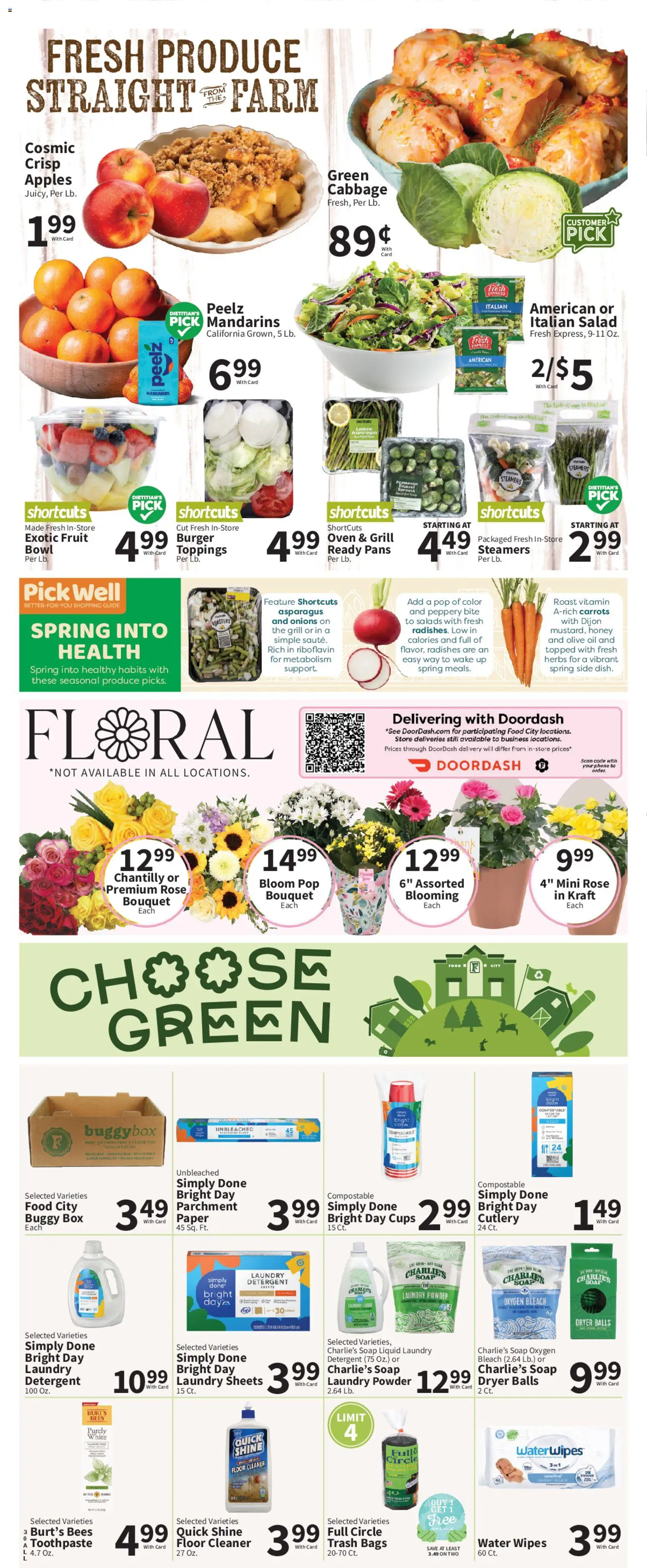 Food City Weekly Ad - valid from 15.04.2026 | Page: 5 | Products: Asparagus, Apples, Salad, Dryer