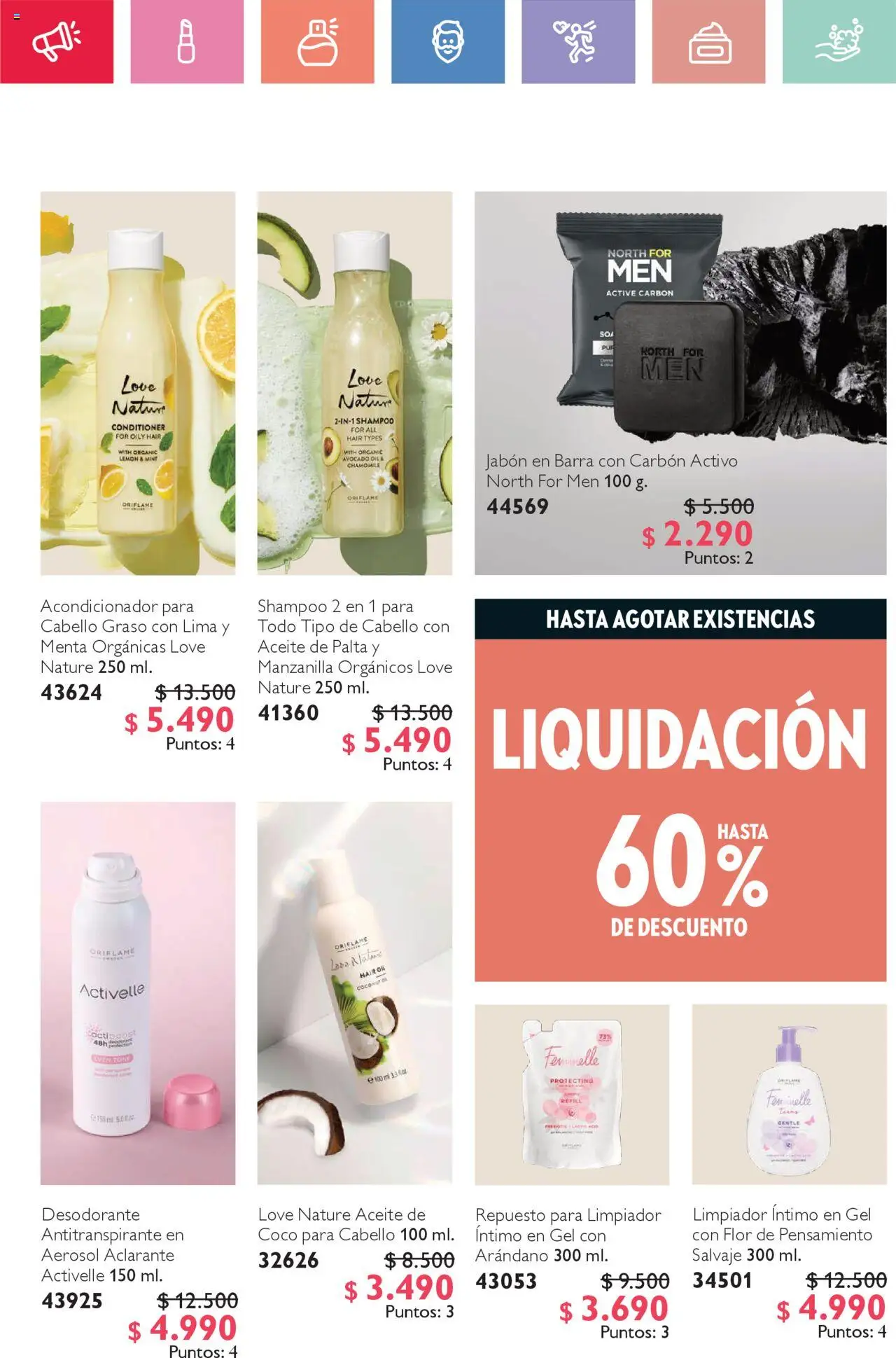 Oriflame catálogo │ válido desde el 23.08.2025 | Página: 121 | Productos: Lima, Acondicionador, Jabón, Antitranspirante