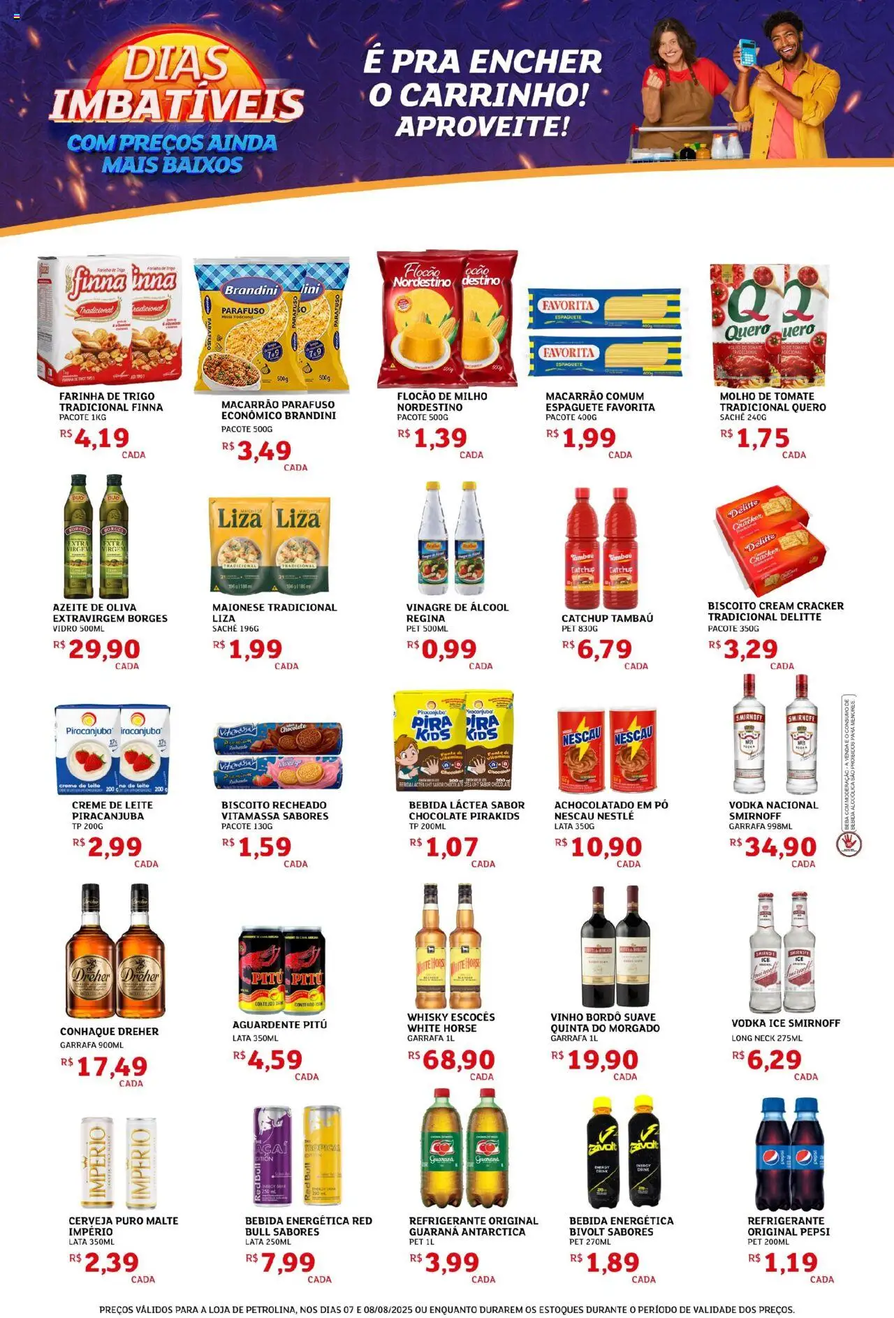 Assaí Atacadista Folheto - válido de 07.08.2025 | Página: 2 | Produtos: Vodka, Refrigerante, Maionese, Azeite