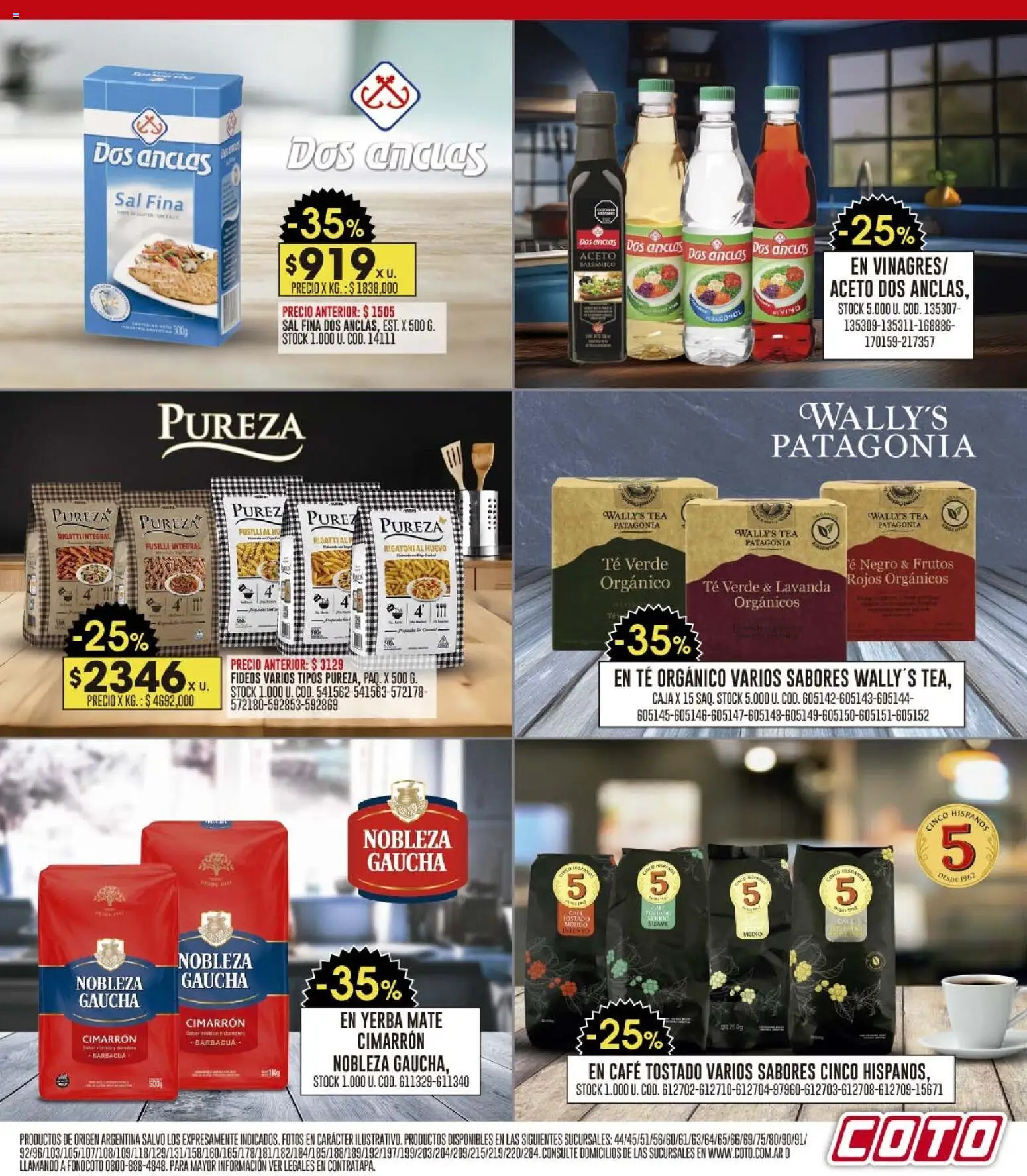Coto - Ofertas │ válido desde el 17.11.2025 | Página: 15 | Productos: Caja, Yerba, Té, Fideos