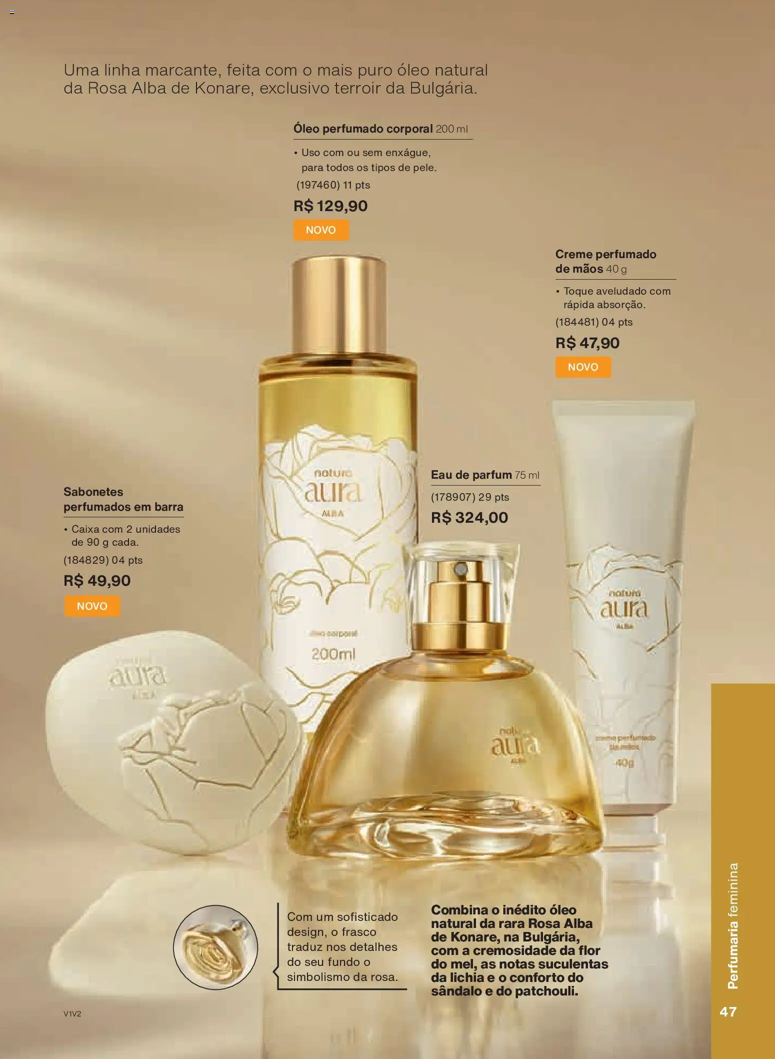 Natura Folheto - válido de 30.10.2025 | Página: 47 | Produtos: Lichia, Caixa, Óleo, Creme