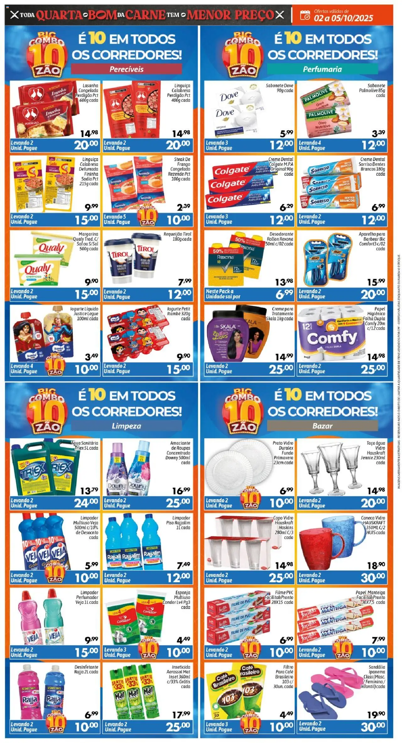 Big Compra Folheto - válido de 02.10.2025 | Página: 3 | Produtos: Roupas, Sal, Dove, Desinfetante