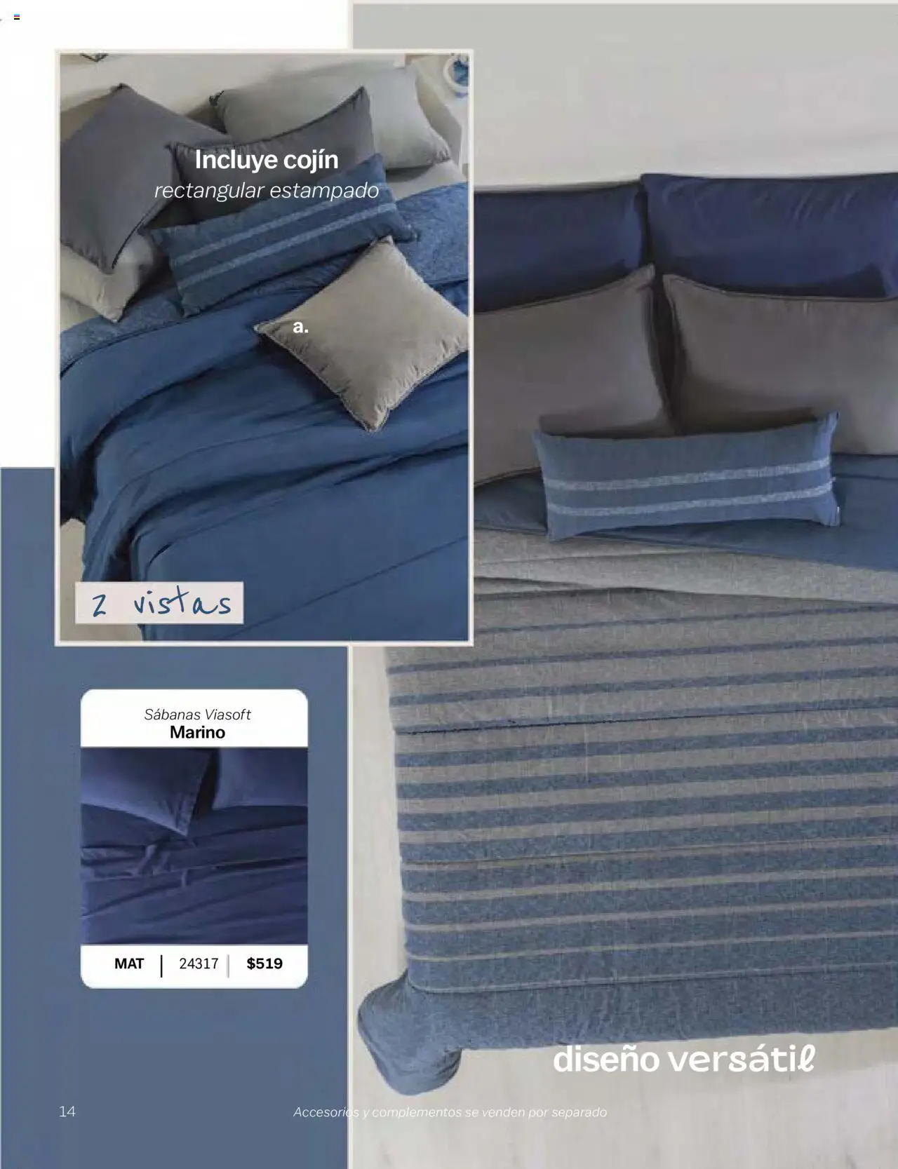 Nuevas ofertas de Vianney válidas en toda la República Mexicana desde el 24.01.2025. ¡Encuentra las mejores ofertas en Vianney catálogo Chavos! | Página: 16 | Productos: Sabanas