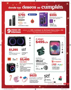 Vista previa de Chedraui folleto, nuevo folleto de la tienda, válido en México a partir del 26.12.2025 | Página: 11 | Productos: Audífonos, Juego, Micrófono, Banco