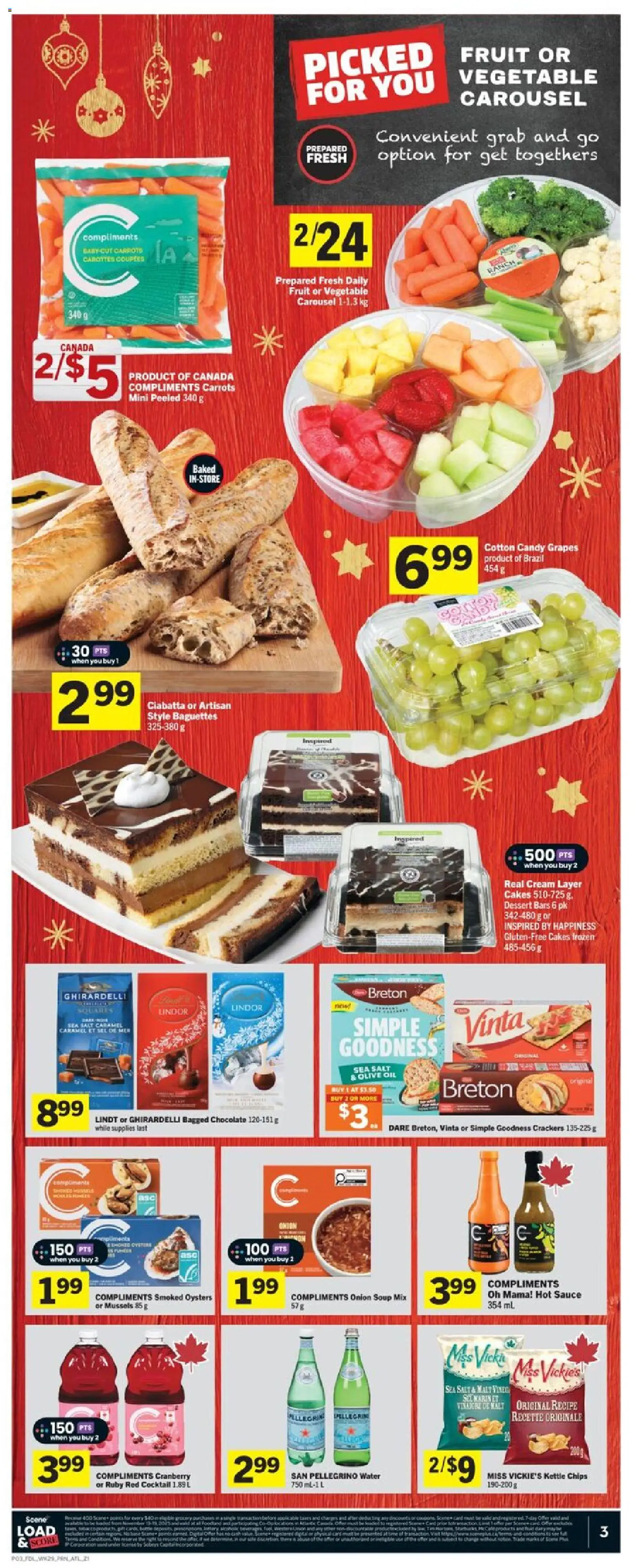 Foodland flyer valid from 13.11.2025 | Page: 4 | Products: Tea, Chips, Cream, Oil