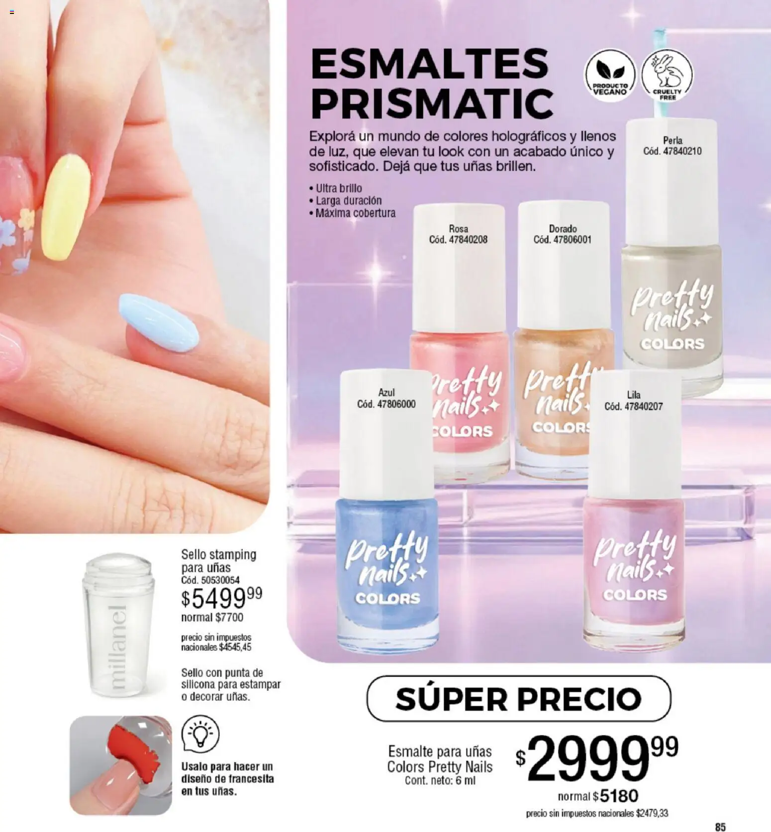 Millanel - Catálogo │ válido desde el 02.02.2026 | Página: 85 | Productos: Brillo