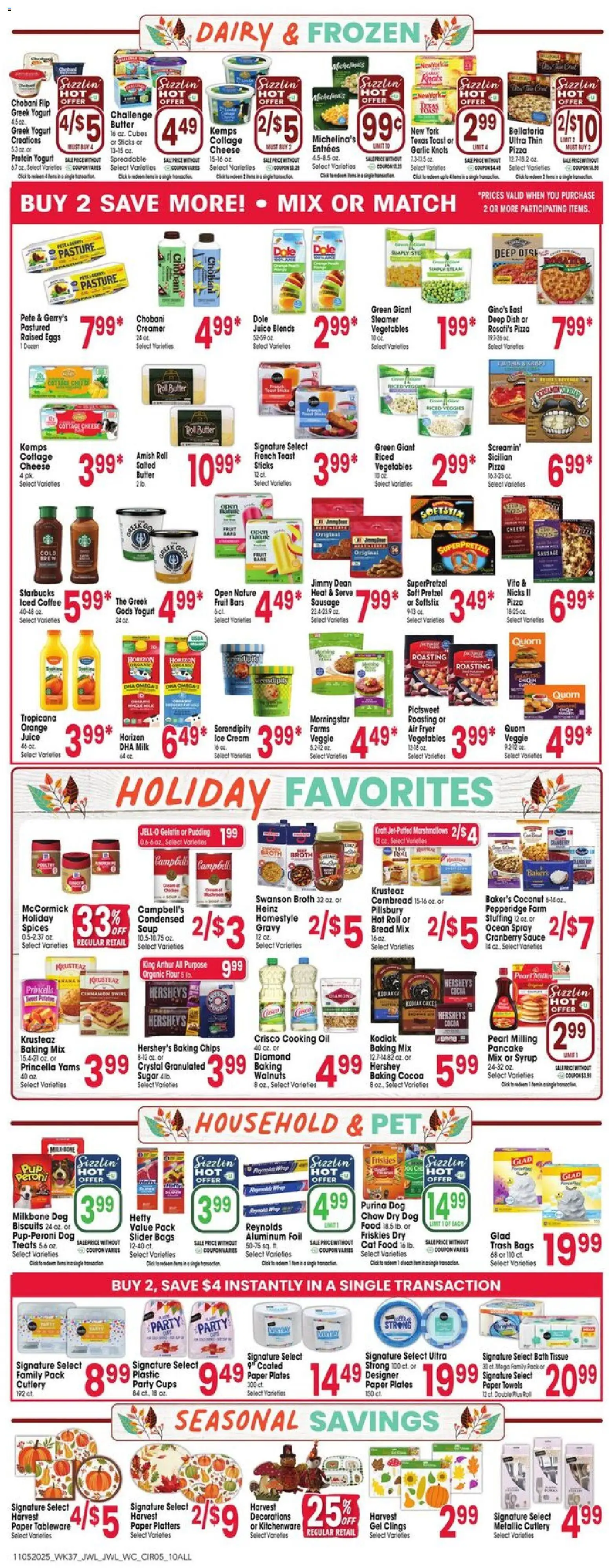 Jewel Osco Weekly Ad - IA - valid from 05.11.2025 | Page: 5 | Products: Fryer, Milk, Chips, Spices