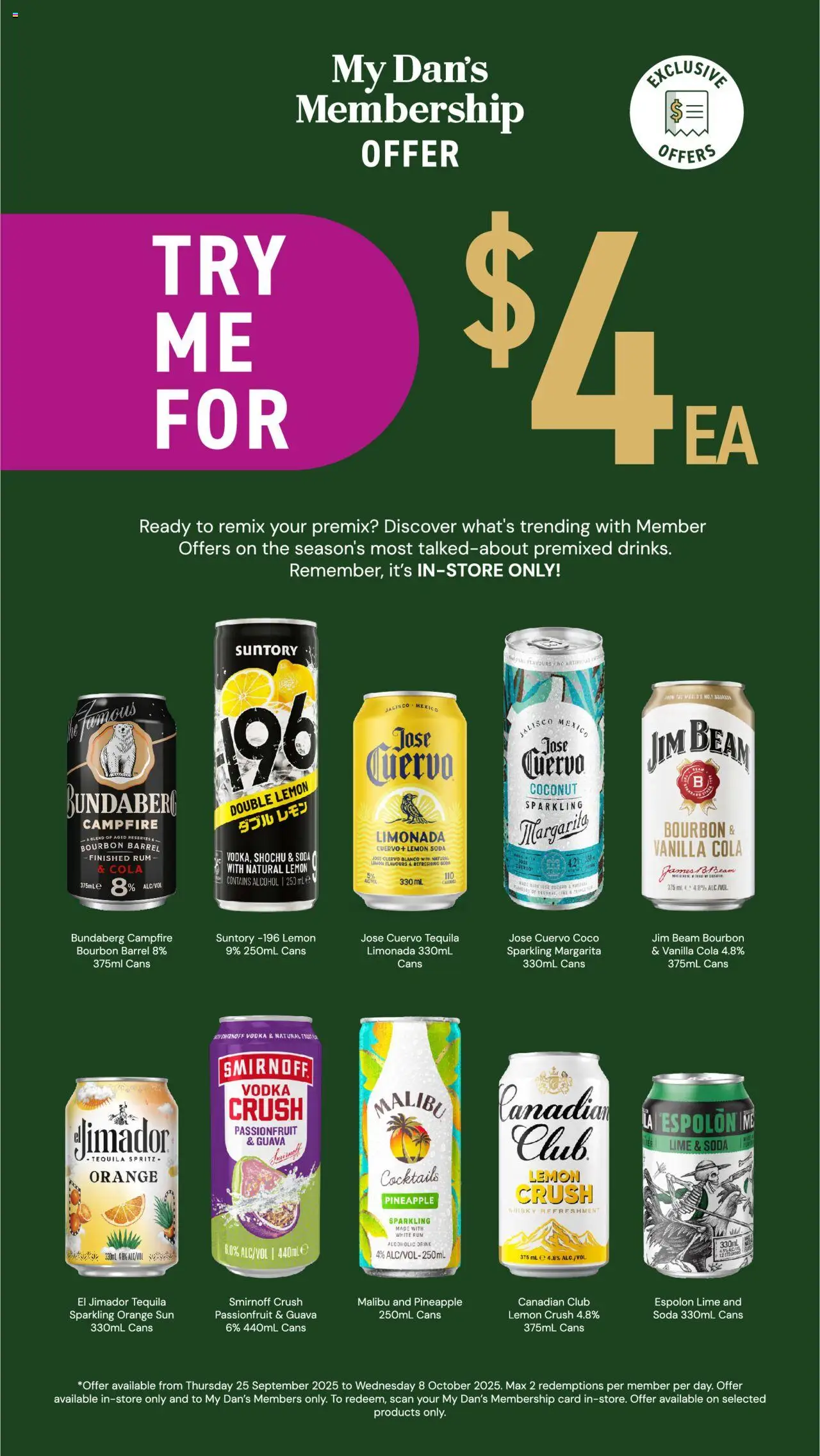 Dan Murphy's catalogue - valid from 25.09.2025 | Page: 27 | Products: Passionfruit, Vodka, Rum, Lemon