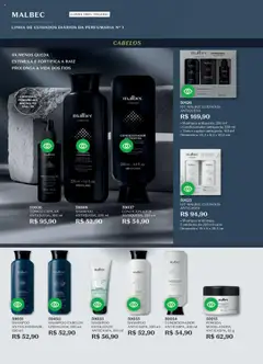 O Boticário Folheto - válido de 11.08.2025 | Página: 169 | Produtos: Shampoo, Tônico, Condicionador, Pomada