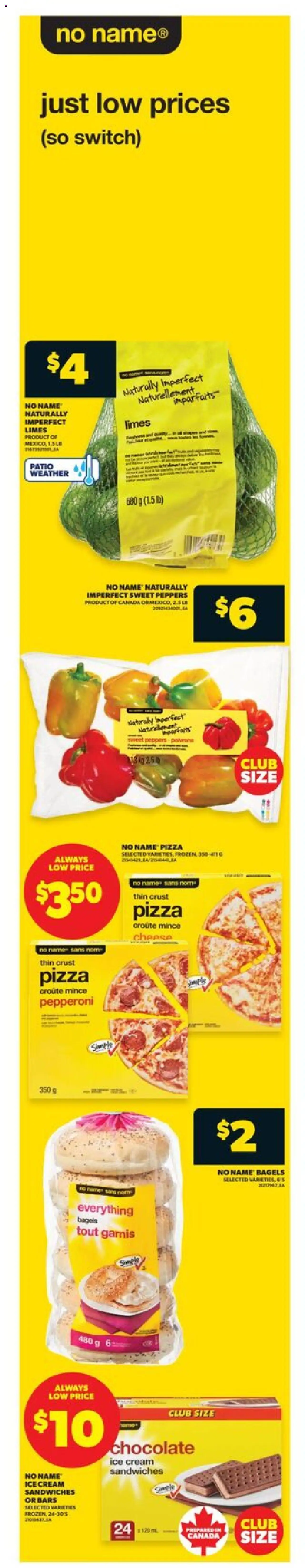 Real Canadian Superstore flyer valid from 24.07.2025 | Page: 1 | Products: Cream, Ice cream, Chocolate, Pizza