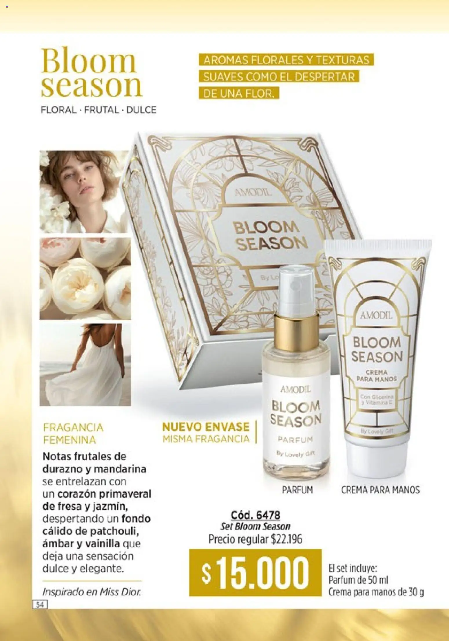 Catálogo Amodil Campaña 5 │ válido desde el 01.03.2026 | Página: 54 | Productos: Durazno, Fragancia, Crema