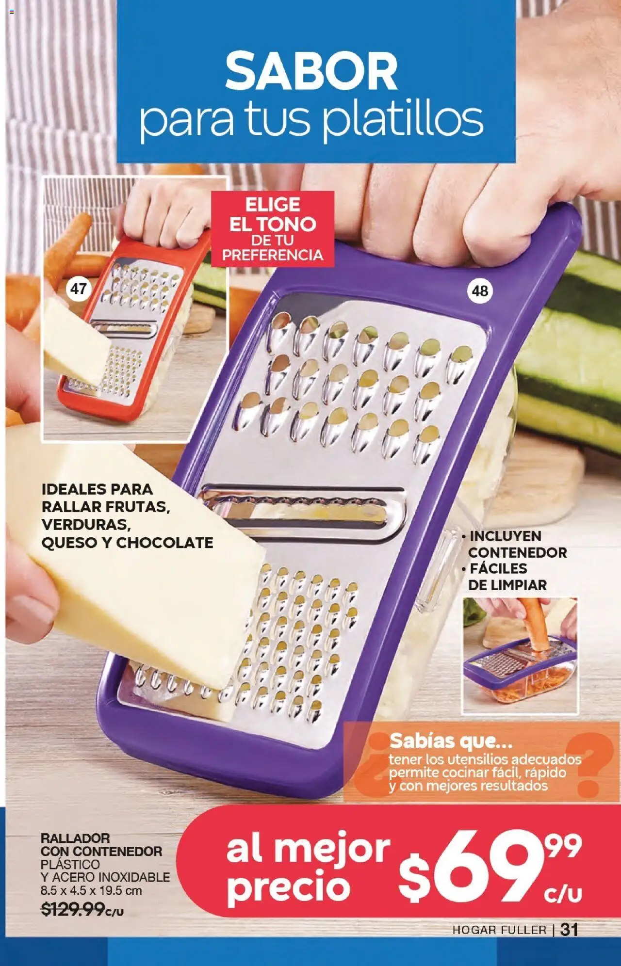 Nuevas ofertas de Fuller válidas en toda la República Mexicana desde el 17.09.2025. ¡Encuentra las mejores ofertas en Fuller - Campaña 12 2025! | Página: 31 | Productos: Queso, Chocolate, Contenedor