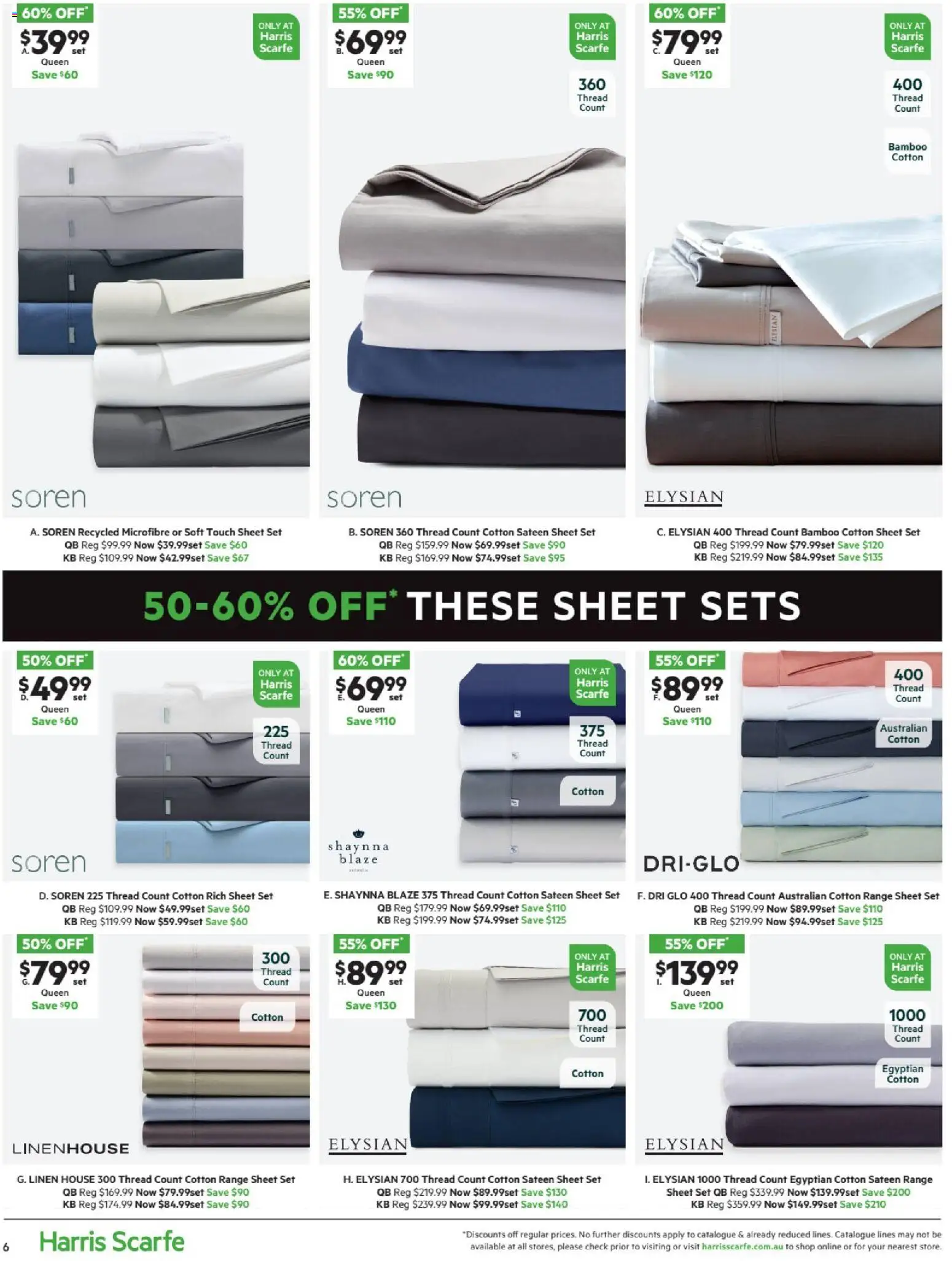 Harris Scarfe catalogue - valid from 20.11.2025 | Page: 6 | Products: Linen