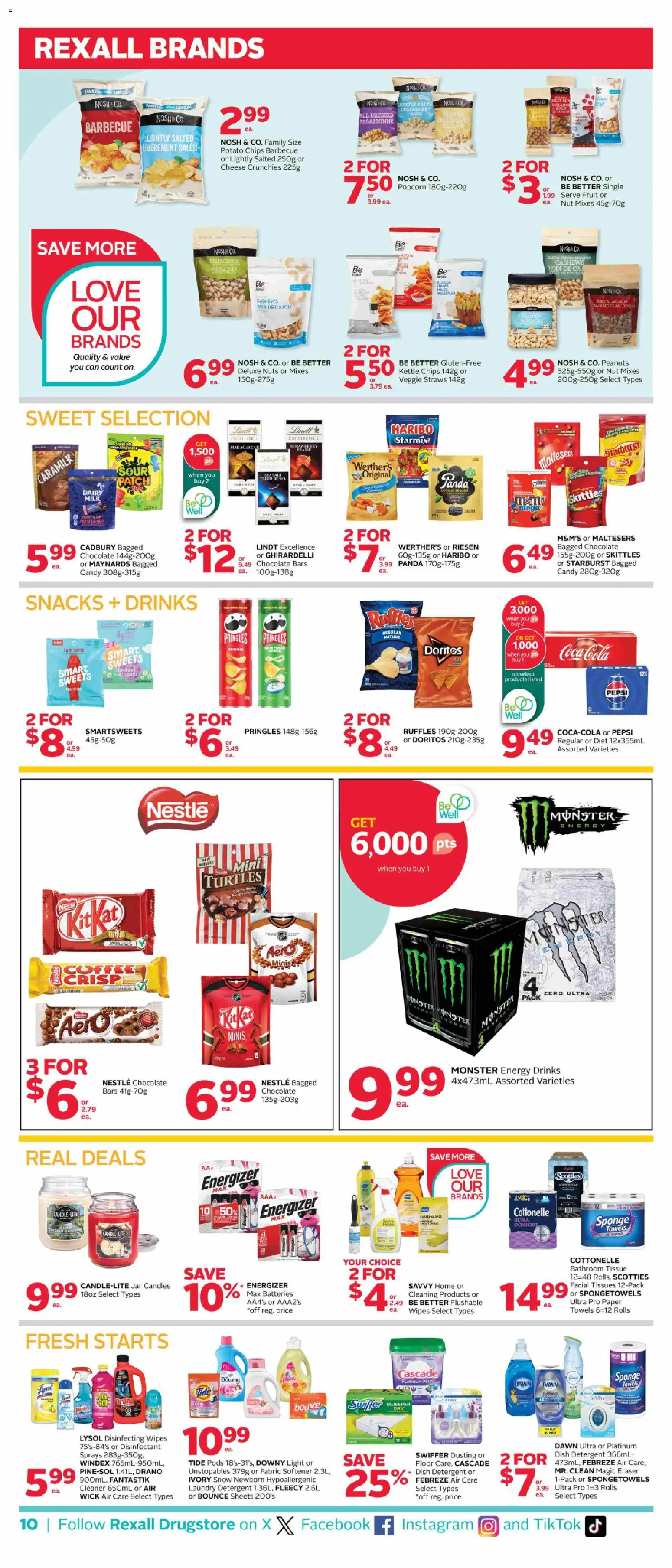 Rexall flyer valid from 13.02.2026 | Page: 15 | Products: Nuts, Kettle, Sponge, Detergent