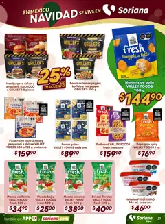 Vista previa de Soriana - Preciazazaso Súper: Frontera BCN, Son, nuevo folleto de la tienda, válido en México a partir del 18.11.2025 | Página: 21 | Productos: Fresa, Salchicha, Brocoli, Pizza
