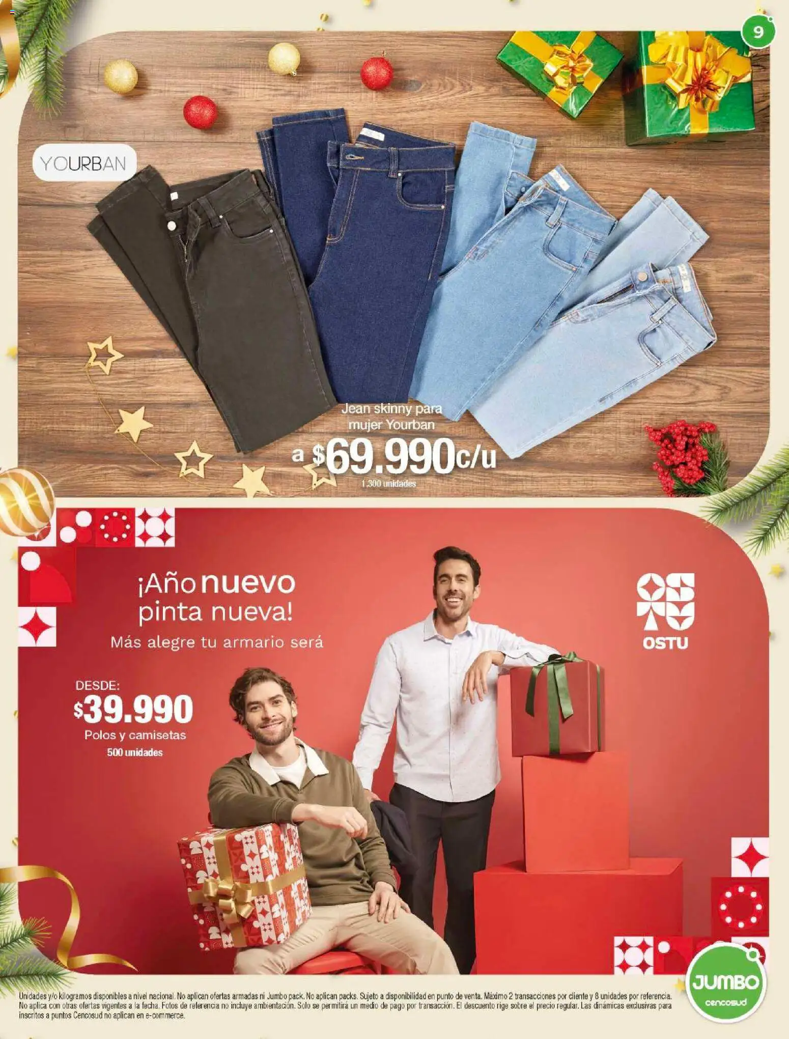 Jumbo revista - valida desde el 04.12.2025 | Página: 9 | Productos: Jean, Sobre