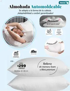 Vista previa de Colchas Concord Buen Fin, nuevo folleto de la tienda, válido en México a partir del 01.11.2025 | Página: 192 | Productos: Almohada