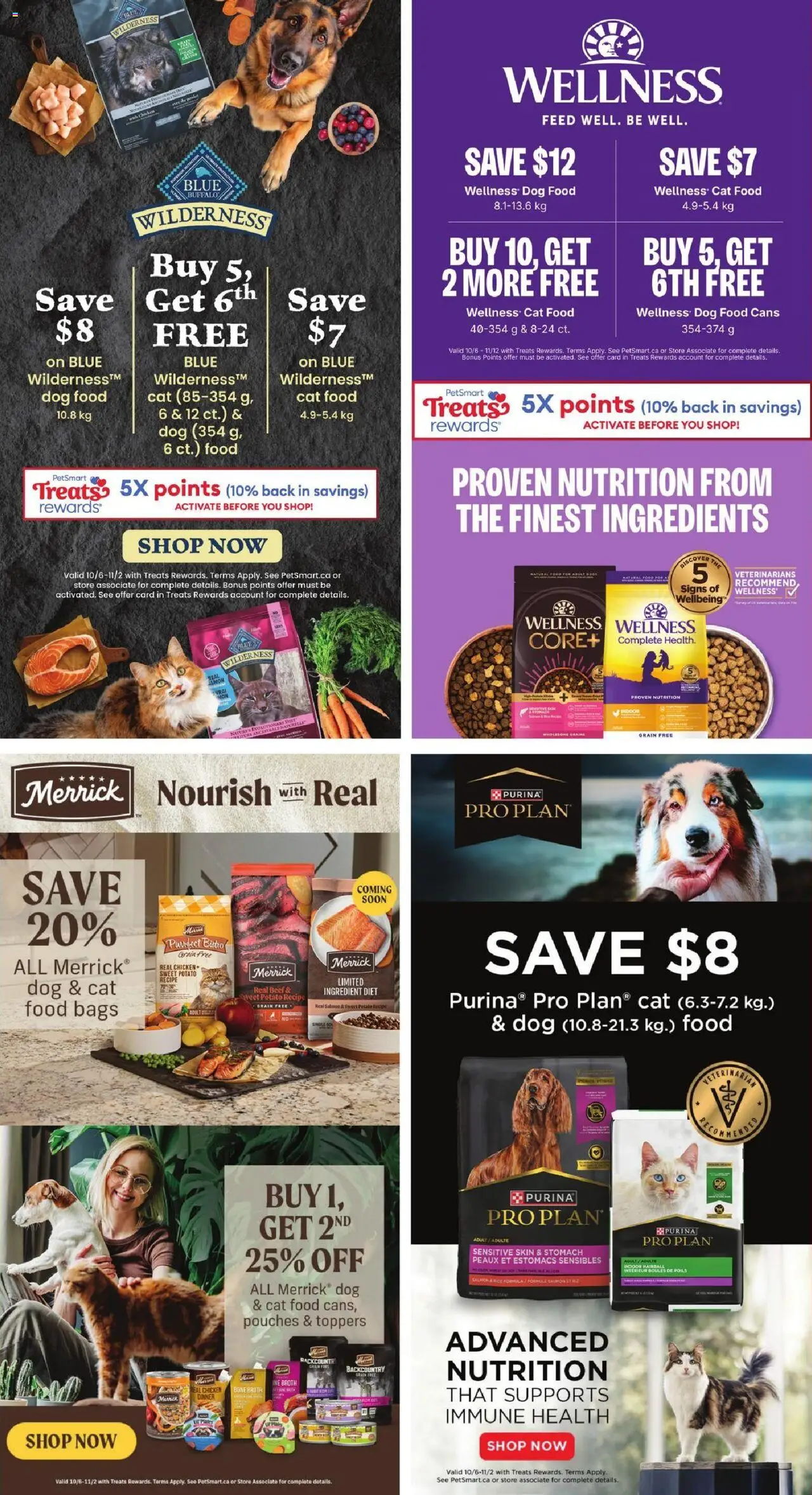 Petsmart flyer valid from 06.10.2025 | Page: 8 | Products: Rice, Beef, Chicken