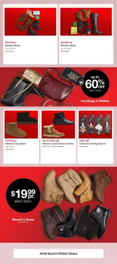 Preview of JCPenney weekly ads valid from 07.11.2025 | Page: 6 | Products: Boots, Bag