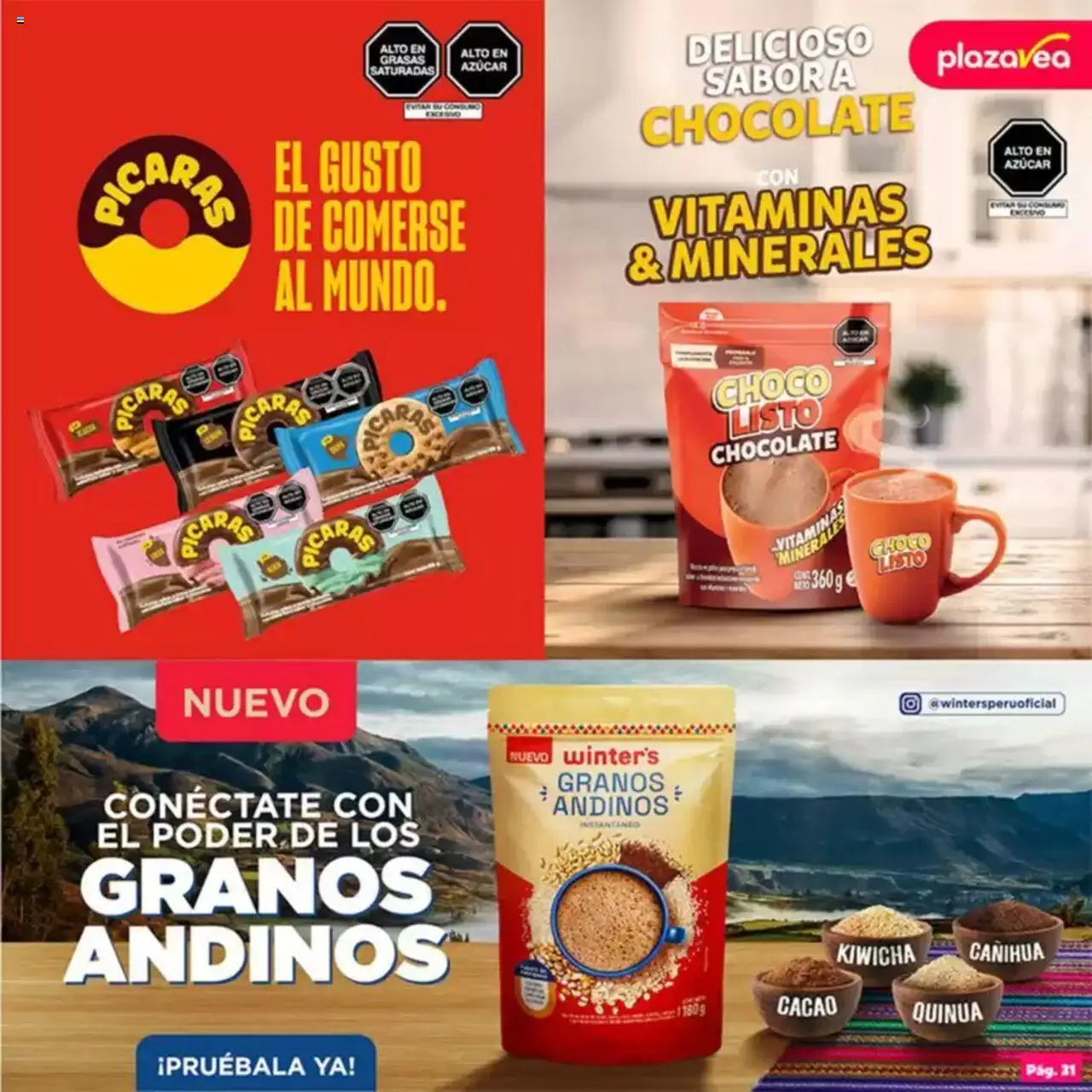 Catálogo Plaza Vea válido desde 18.08.2025 | Página: 31 | Productos: Chocolate
