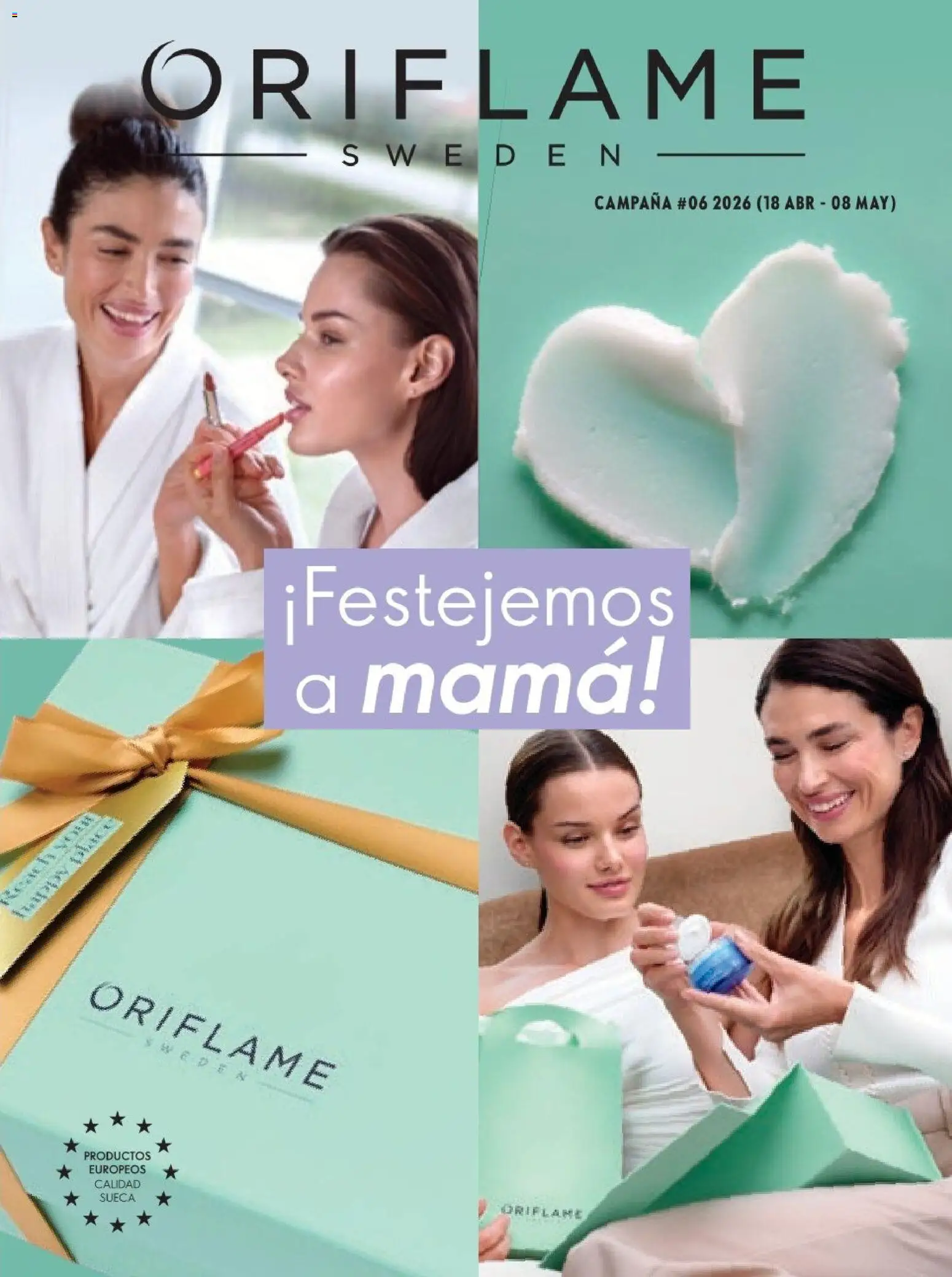 Nuevas ofertas de Oriflame válidas en toda la República Mexicana desde el 18.04.2026. ¡Encuentra las mejores ofertas en Oriflame campaña 6 2026! | Página: 1 | Productos: Campana