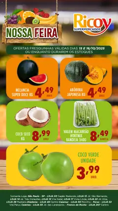 Ricoy - Ofertas Feira - Pré-Visualização do folheto da loja Ricoy, válido de 15.10.2025