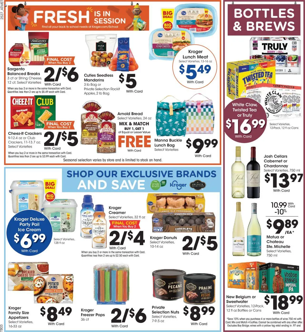 Kroger Weekly Ad - valid from 06.08.2025 | Page: 6 | Products: Chocolate, Nuts, Cream, Oven
