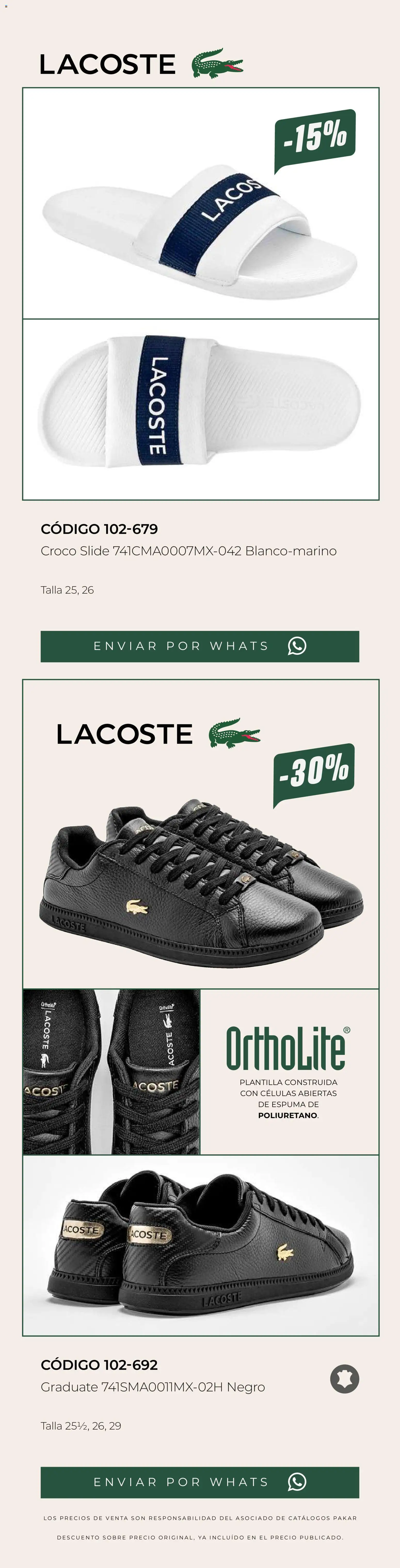 Nuevas ofertas de SC Pakar válidas en toda la República Mexicana desde el 13.03.2026. ¡Encuentra las mejores ofertas en SC Pakar catálogo Últimos pares premium ! | Página: 64 | Productos: Espuma, Sobre