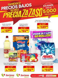 Vista previa de Soriana - Preciazazaso Mercado: Valle de México, nuevo folleto de la tienda, válido en México a partir del 01.08.2025