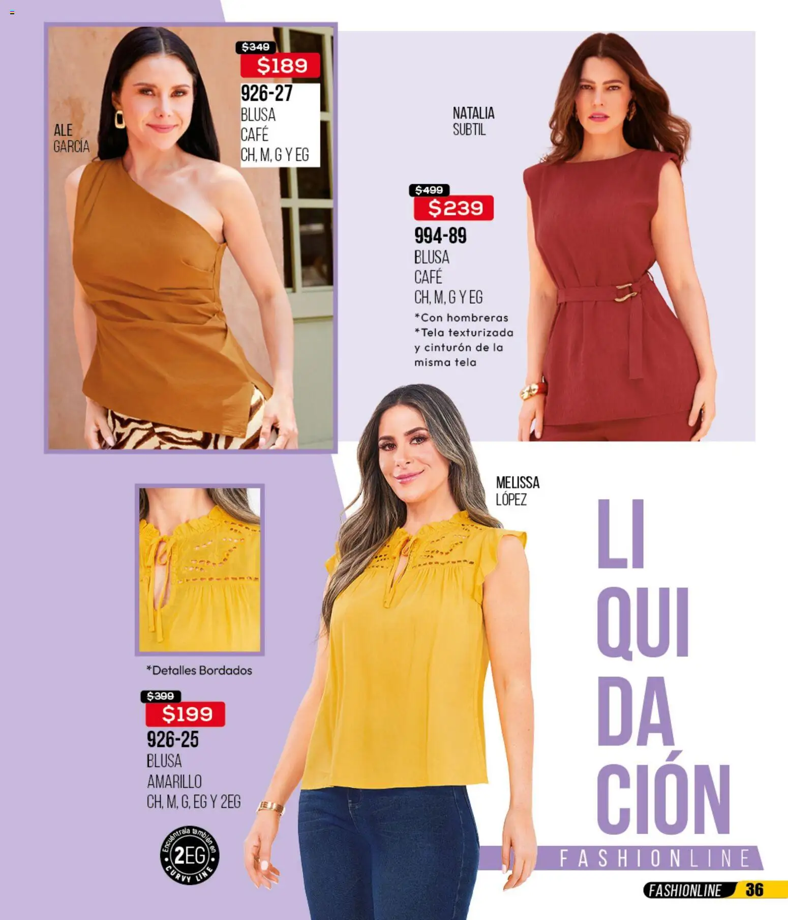 Nuevas ofertas de Cklass válidas en toda la República Mexicana desde el 18.03.2026. ¡Encuentra las mejores ofertas en Cklass catálogo Liquidación total calzado! | Página: 282 | Productos: Blusa, Cinturón, Café