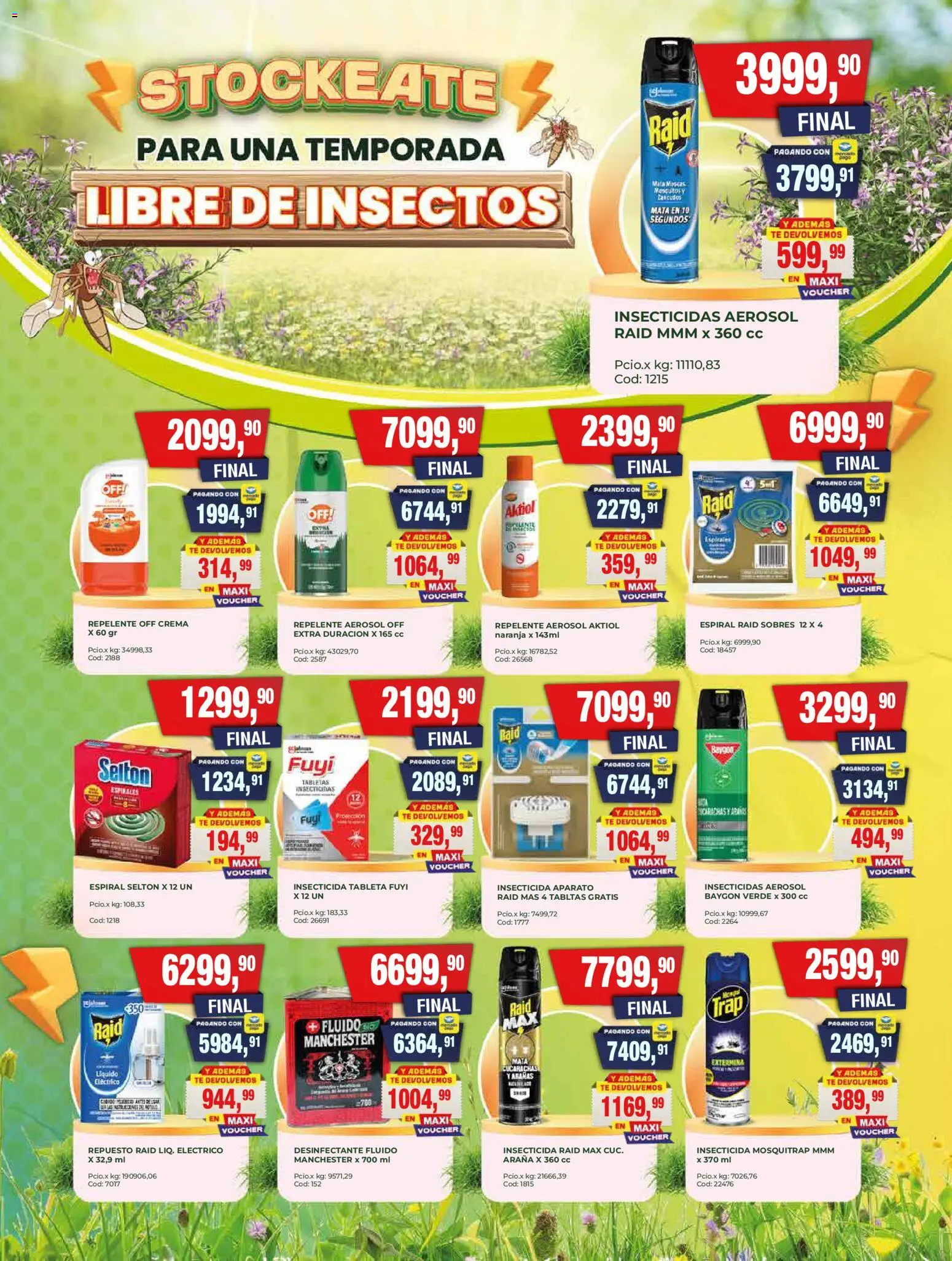 Maxiconsumo ofertas │ válido desde el 24.11.2025 | Página: 25 | Productos: Tableta, Desinfectante, Insecticida, Crema