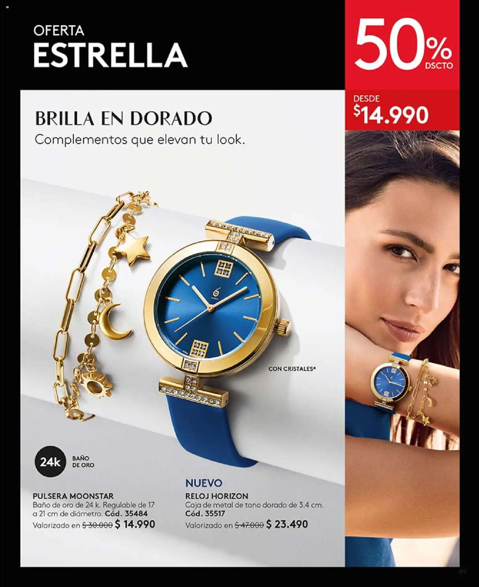 Catálogo Ésika Campaña 5 │ válido desde el 01.03.2026 | Página: 89 | Productos: Caja, Baño, Pulsera, Reloj