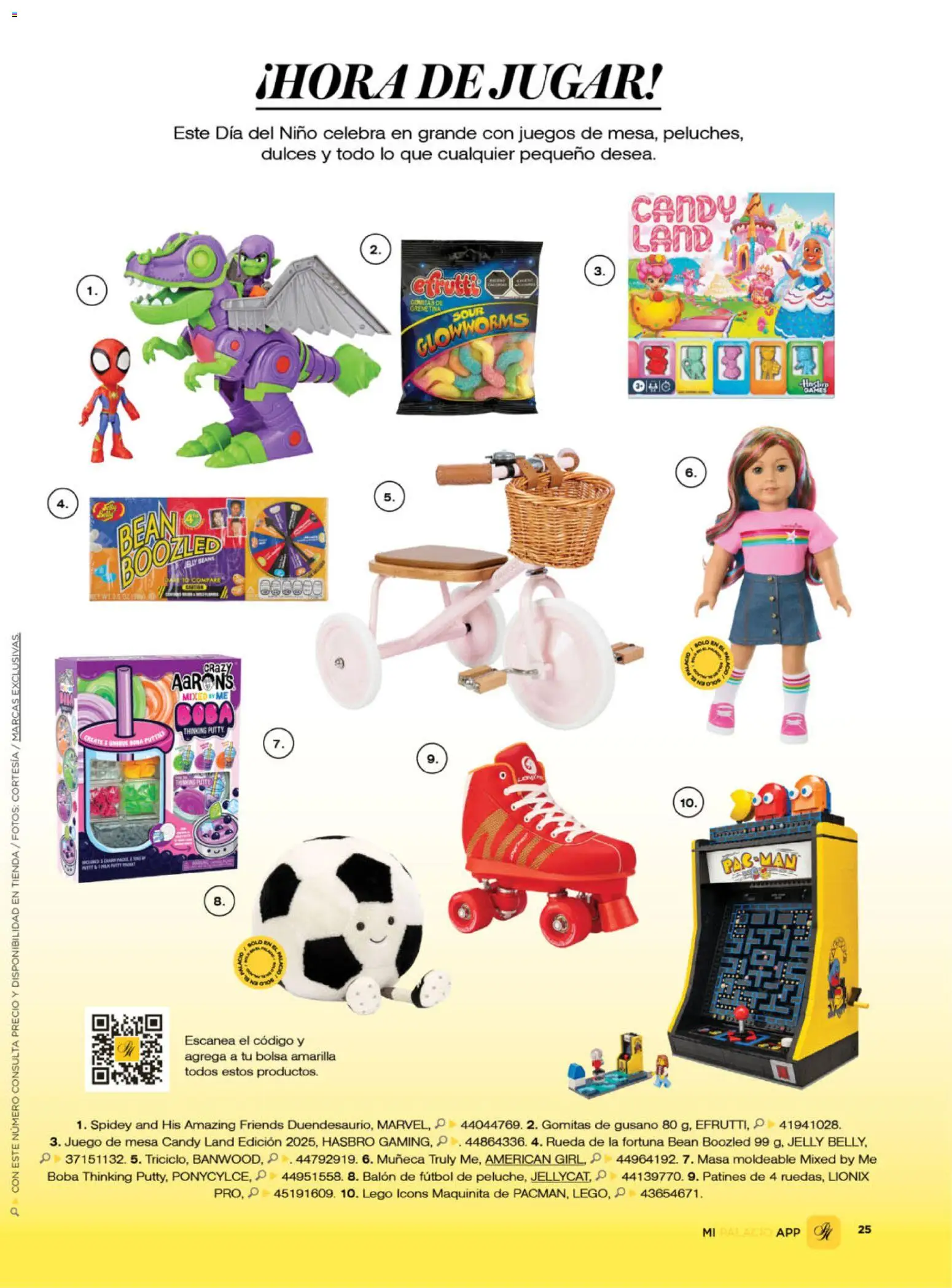 Nuevas ofertas de Palacio De Hierro válidas en toda la República Mexicana desde el 01.04.2026. ¡Encuentra las mejores ofertas en Palacio De Hierro catálogo! | Página: 27 | Productos: Bolsa, Dulces, Mesa, Gomitas