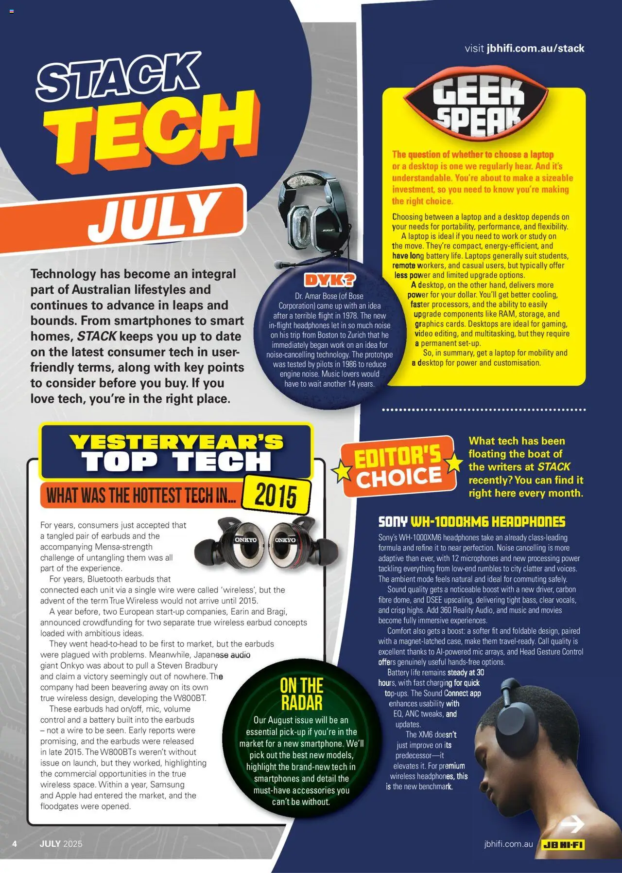 JB Hi-Fi catalogue - valid from 01.07.2025 | Page: 58 | Products: Date, Audio, Headphones, Laptop