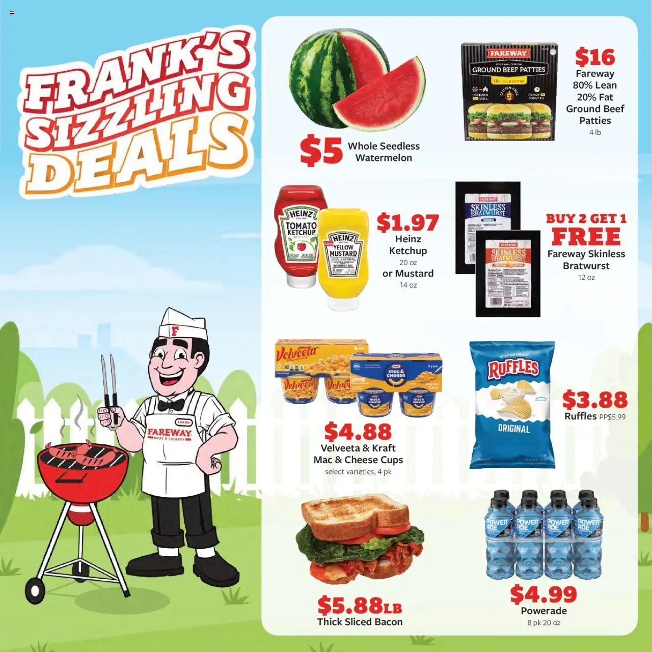Fareway Weekly Ad - valid from 18.08.2025 | Page: 11 | Products: Cheese, Watermelon, Freezer, Grill